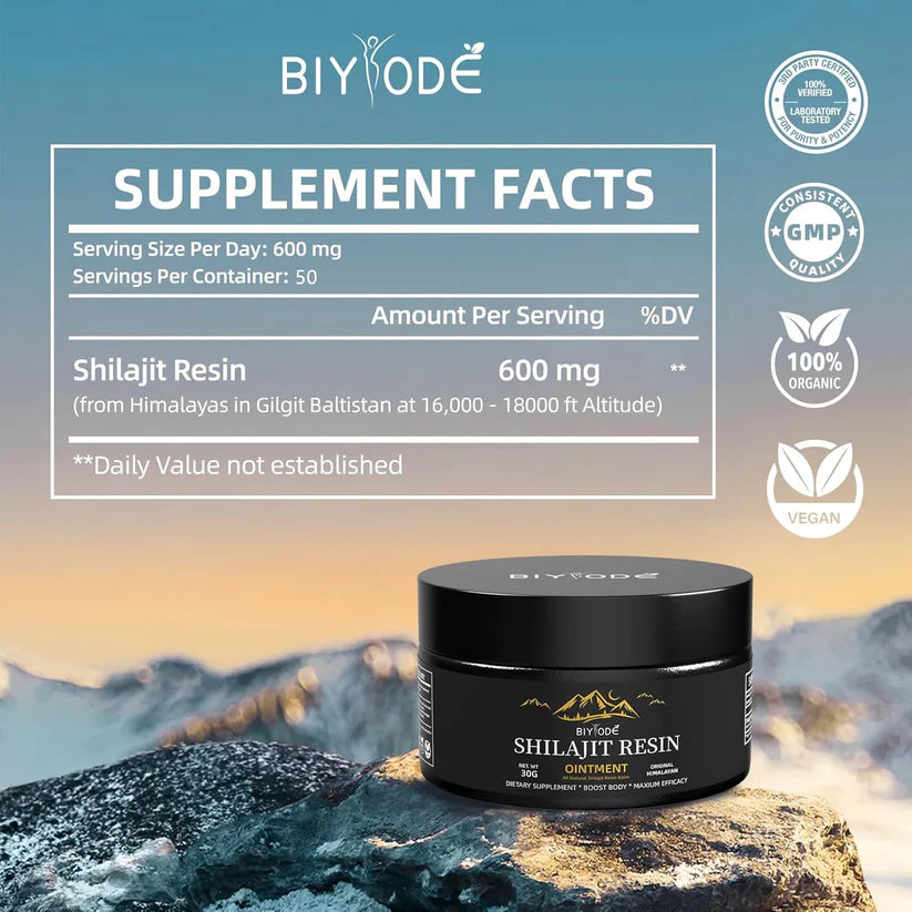 Pure Himalayan Shilajit Resin